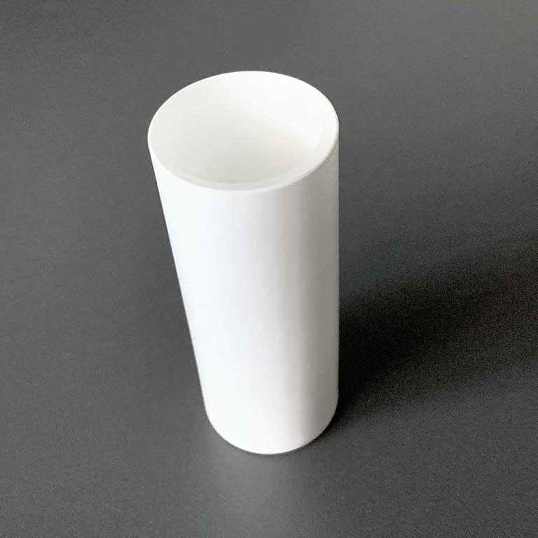 Lampenschirm Ersatzglas Glasschirm Zylinder weiß glänzend ø3,8 cm Höhe